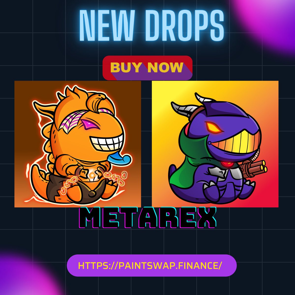 jubaagoshop's tweet photo. 🚨 New MetaRex Drops 🚨

https://t.co/9rot95oNhs

#NFTs #NFT #NFTCollection #NFTProject #NFTartist #NFTCommunity #NFTGiveaway #nftcollector #NFTdrop #NFTProjects
#Metaverse #MetaverseNFT #nftauction #FTM #NFTsales #NFTMarketplace https://t.co/RipzabxMGM