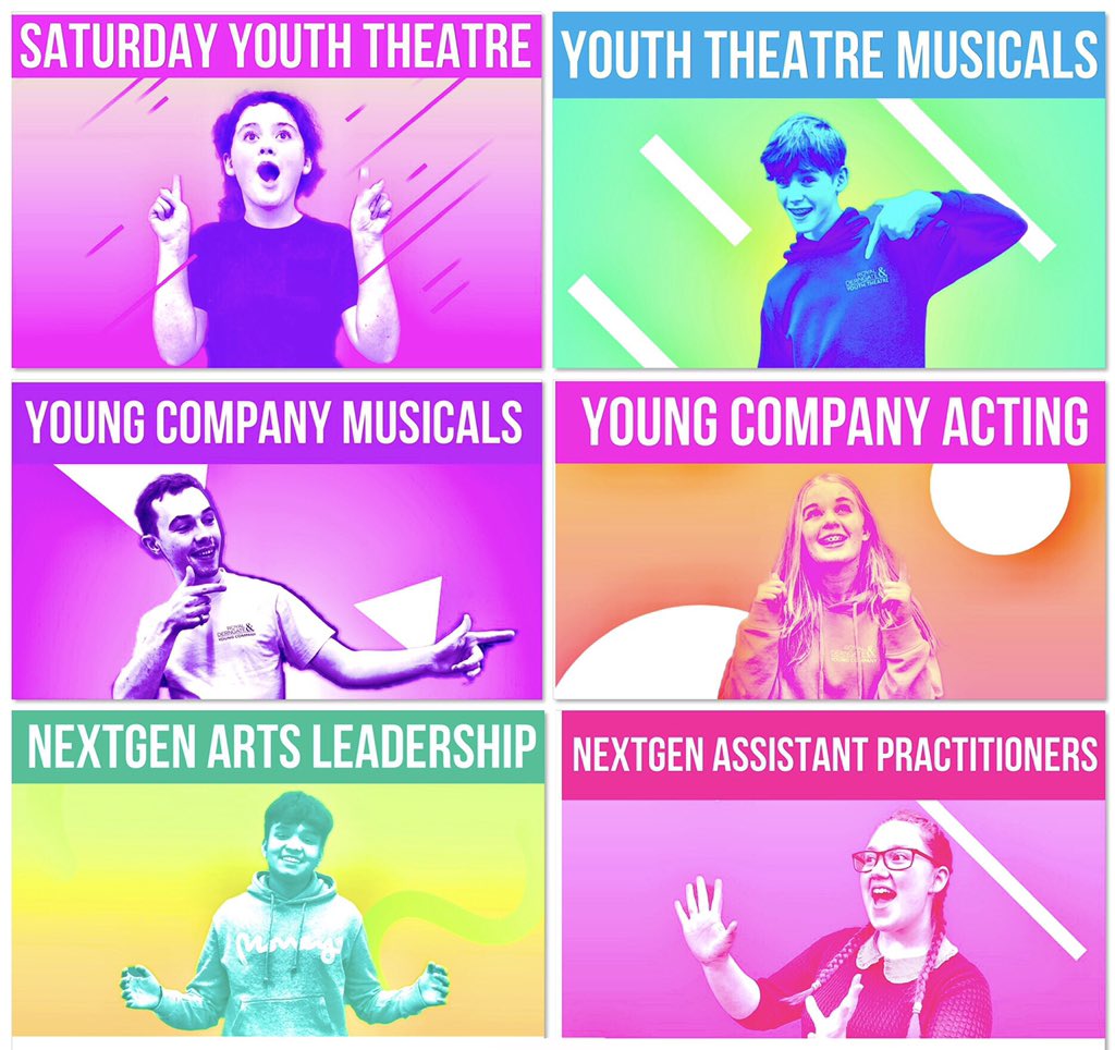 Do you love performing? Want to develop skills in a fun and friendly theatre environment? Want to gain non-performing industry experience working with theatre professionals? Then our <a href="/RoyalDerngate/">Royal & Derngate</a> Youth Theatre, Young Company &amp; NextGen groups are for you! See thread for info👇