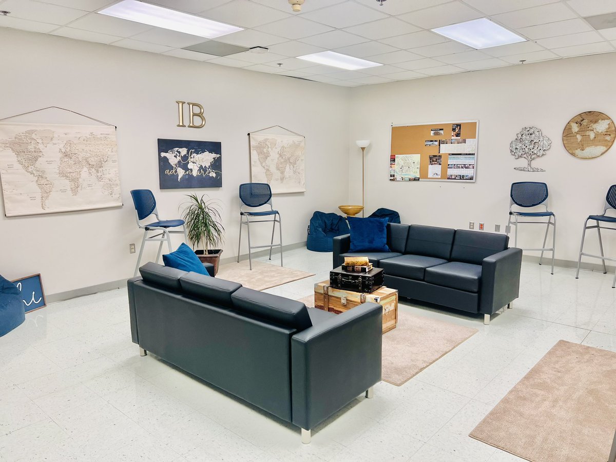 MrsGarner08's tweet photo. New college readiness spaces for our IB scholars! Create the environment you expect! #CollegePrep @Ike9_AISD @KatyRoede @adbustil @tdavis_aldine @ToddLindeman4 @JEOcanas1 @drgoffney https://t.co/Or9k9692x2