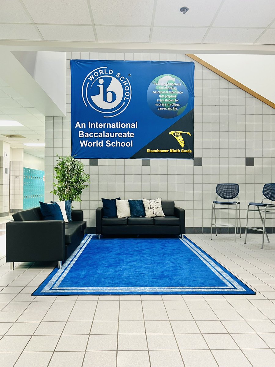 MrsGarner08's tweet photo. New college readiness spaces for our IB scholars! Create the environment you expect! #CollegePrep @Ike9_AISD @KatyRoede @adbustil @tdavis_aldine @ToddLindeman4 @JEOcanas1 @drgoffney https://t.co/Or9k9692x2