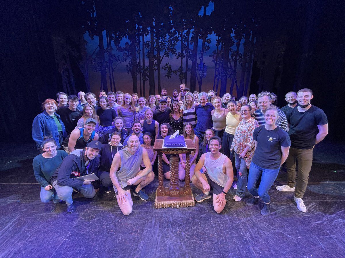 danievrat's tweet photo. Happy 100 Shows to us!!! Very proud to be part of this incredible company and beautiful show ✨💜 #100shows #cinderellamusical https://t.co/QKR86YmQ6g
