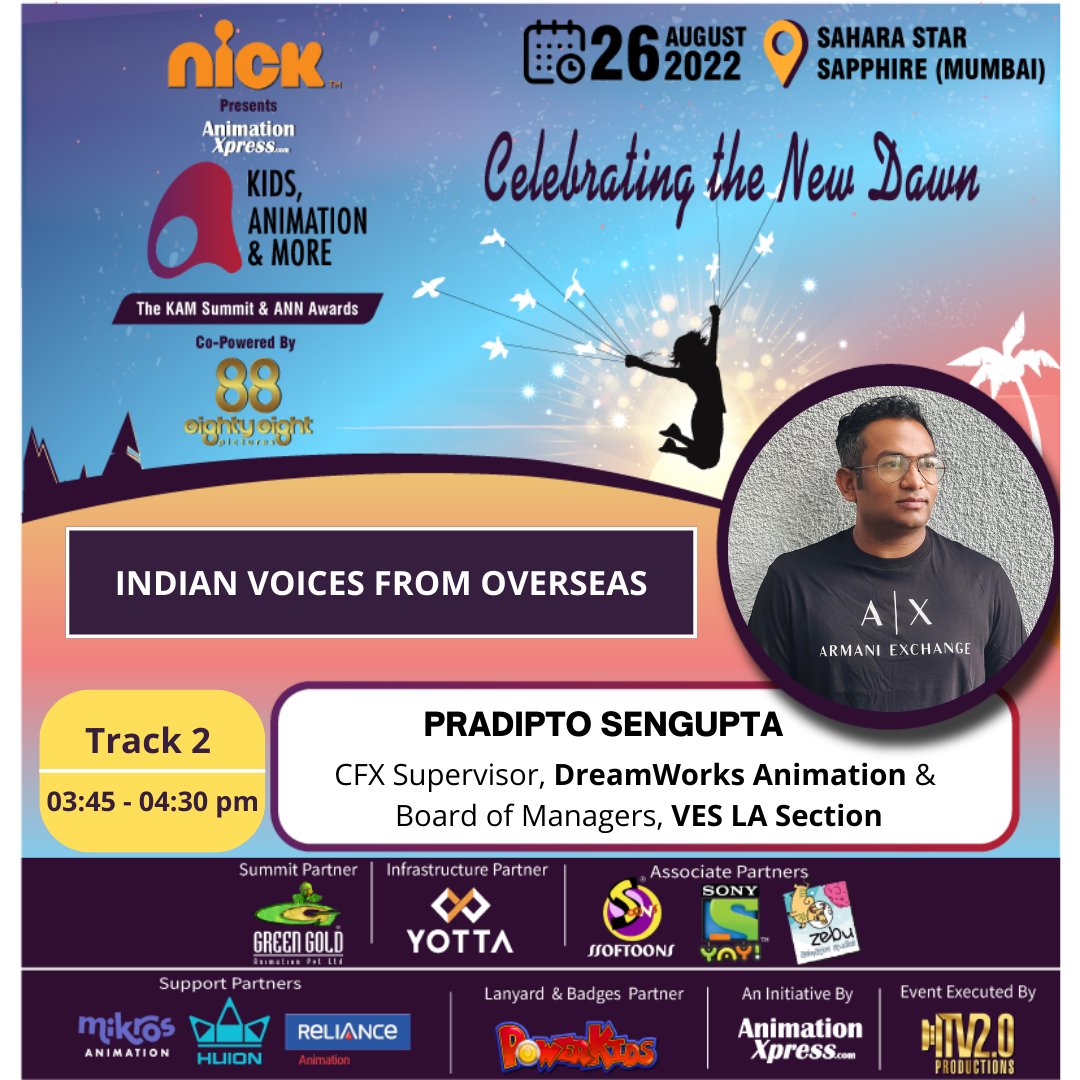 AnimationXpress's tweet photo. A session on 'Indian Voices from Overeas' | KAM Summit &amp; ANN Awards | 26th August 2022 | Register Now!

Register Now: https://t.co/abx6pUrEOo
#KAMSummit2022 #broadcasters #advertising  #Summit #awards2022 #AnnAwards2022 #KAMSummit #Animation #ANN #awards #avgc #makingof #overseas https://t.co/Pu57D8H53f