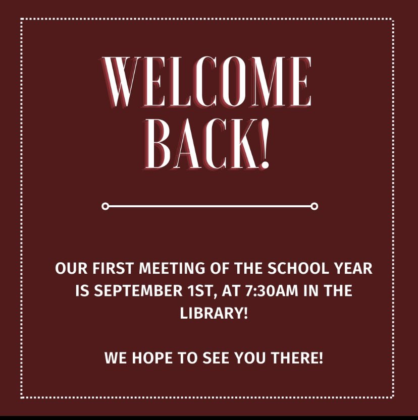 MHSinteracts's tweet photo. First meetings on September 1st!
See ya there! https://t.co/Y2mlsR5Osk