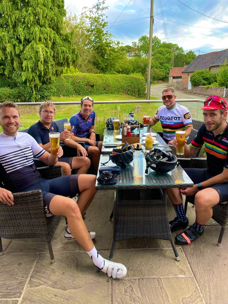 Another great #networking #bike ride around #Nottingham. Well played to @TomWallbankFG for sponsoring refreshments. Next ride in September so look out for details…. #LastingReltionships @GleedsGlobal