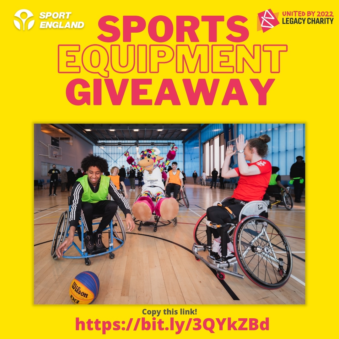 Dudley Council (@dudleymbc) on Twitter photo 🎁 Applications for the <a href="/UnitedBy2022/">United By 2022</a> sporting equipment giveaway will close in two weeks' time.
🏀 Basketballs, netballs, boxing gloves, rugby equipment and more kit used at <a href="/birminghamcg22/">Birmingham 2022</a> are available for groups, charities and clubs.
Apply now 👉 sportengland.org/funds-and-camp… 🎁 Applications for the <a href="/UnitedBy2022/">United By 2022</a> sporting equipment giveaway will close in two weeks' time.
🏀 Basketballs, netballs, boxing gloves, rugby equipment and more kit used at <a href="/birminghamcg22/">Birmingham 2022</a> are available for groups, charities and clubs.
Apply now 👉 sportengland.org/funds-and-camp…