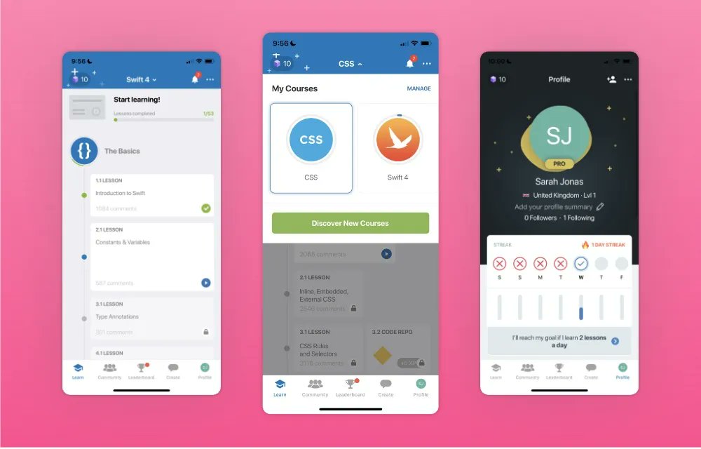 Sololearn iOS app - 78 screenshots screenlane.com/post/ios/solol…