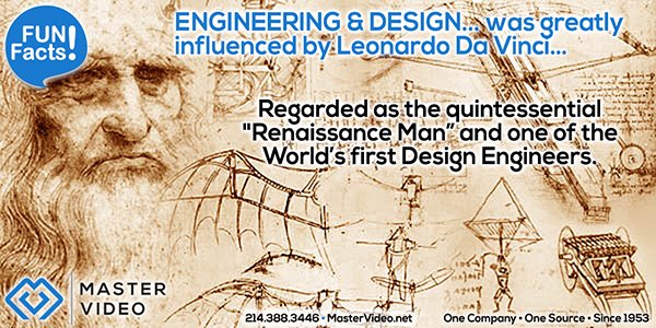 mvsystems's tweet photo. FUN Facts: Engineering &amp; Design 2022 - ENGINEERING &amp; DESIGN was greatly influenced by Leonardo Da Vinci… the quintessential "Renaissance Man” and the first Design Engineer. READ MORE... https://t.co/Kh1wV1aK7W https://t.co/5alENJG2us