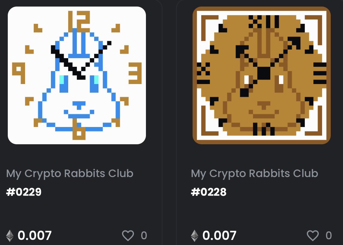 My Crypto Rabbits マイクラビ tweet media