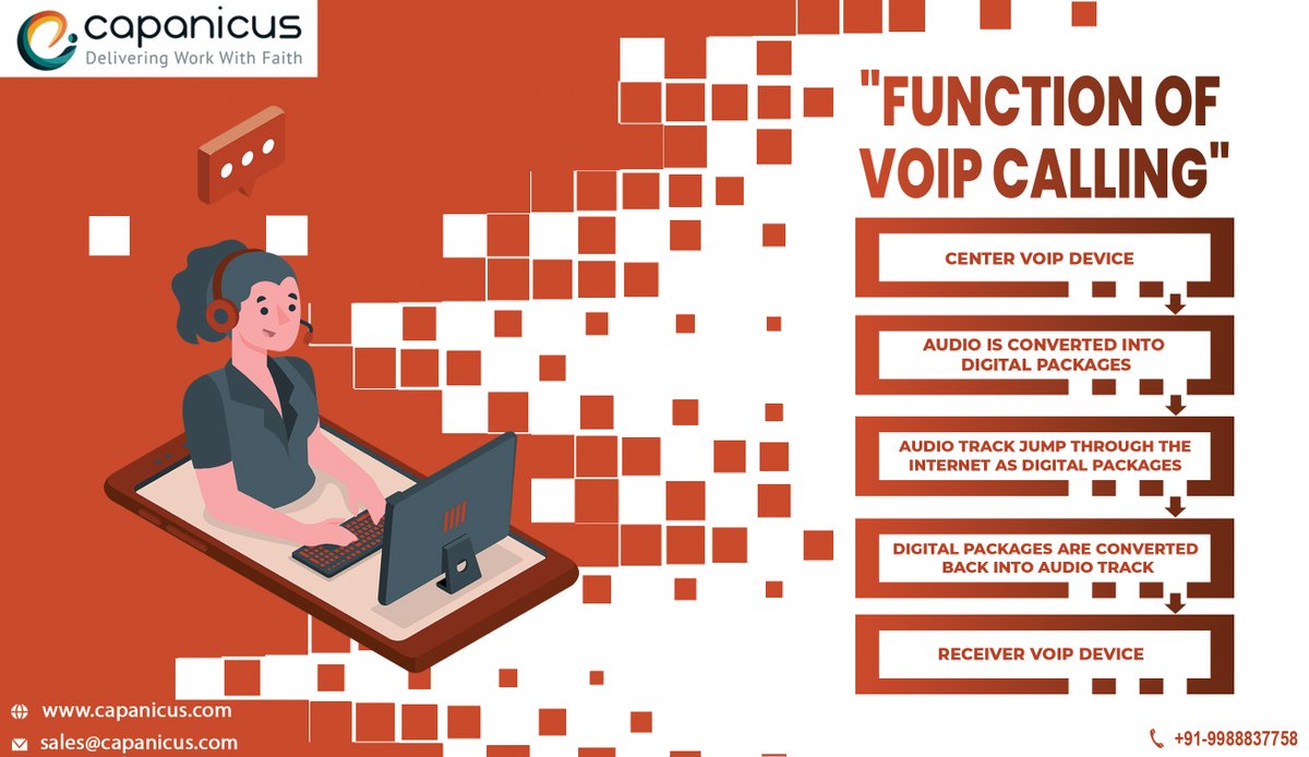Capanicus's tweet photo. Our best VoIP phone calls provide audio and video conferencing and include the option to convert voicemails into emails.
#VoIP #voipservices #VoIPsoftware #voipbusiness #voiphone #voipcall #voipdevelopment https://t.co/aoZSUYk7mt