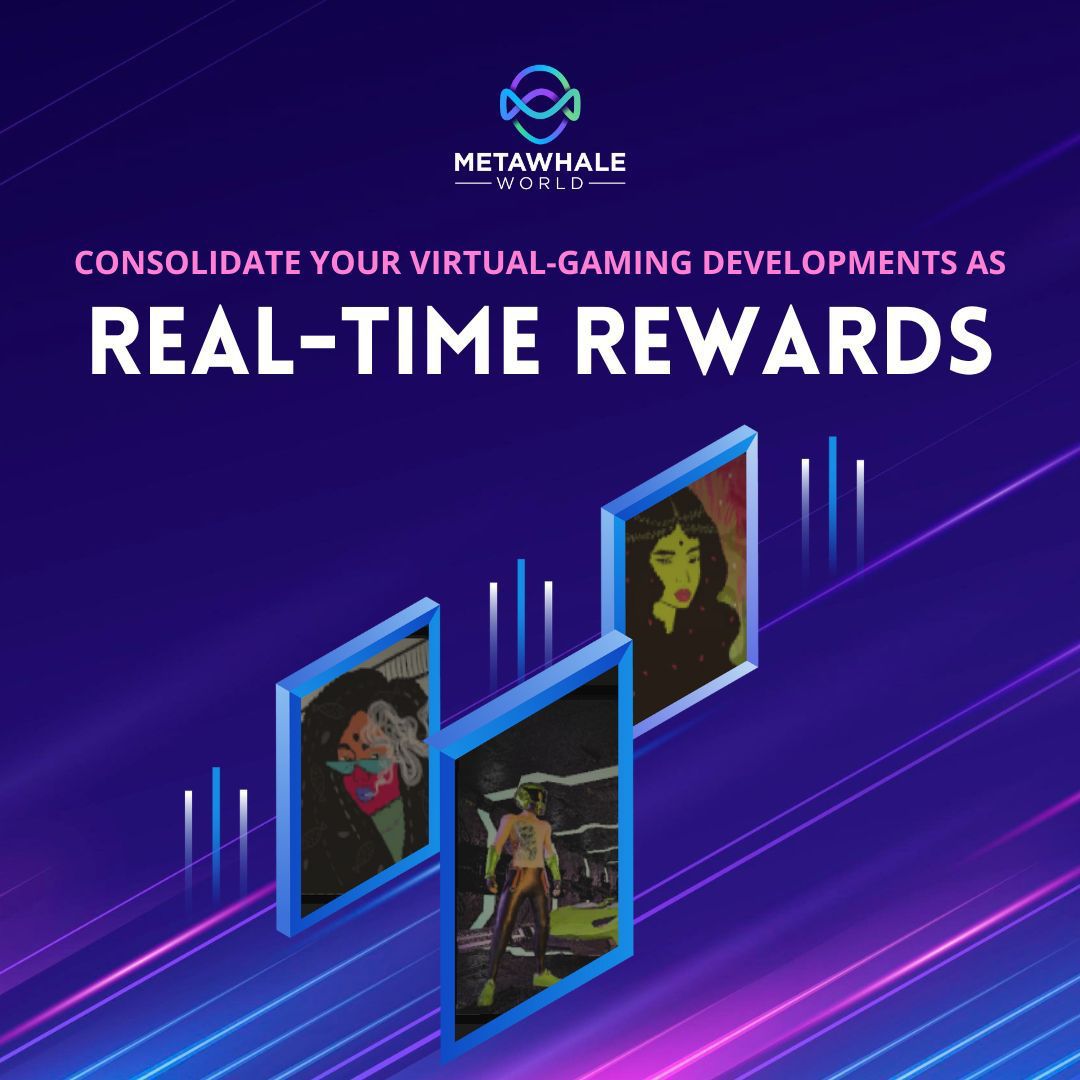 MetawhaleWorld's tweet photo. Get rewarded in real-time for your developments and achievements in the virtual world.
#consolidate #developments #rewards #realtimerewards #gaming #virtualgaming #nft #nftart #metawhaleworld #Metawhaletothemoon https://t.co/Jgm2DDOg4B