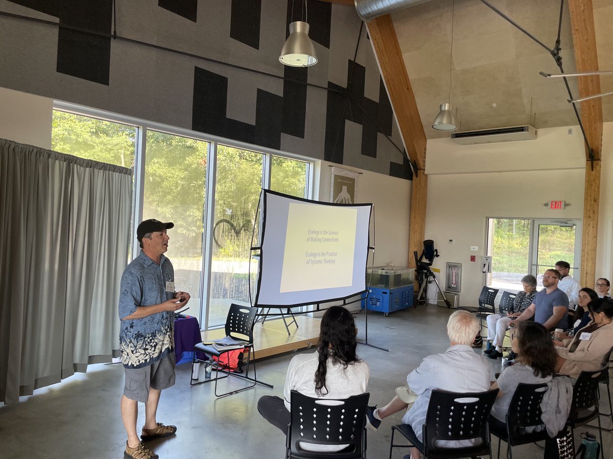 Kicking of the #regenerativerealestate conference with the study of home: ecology. Eco = “home” &amp; ology = “study”. The study of home is the “practice of systems thinking.” What a great practice!