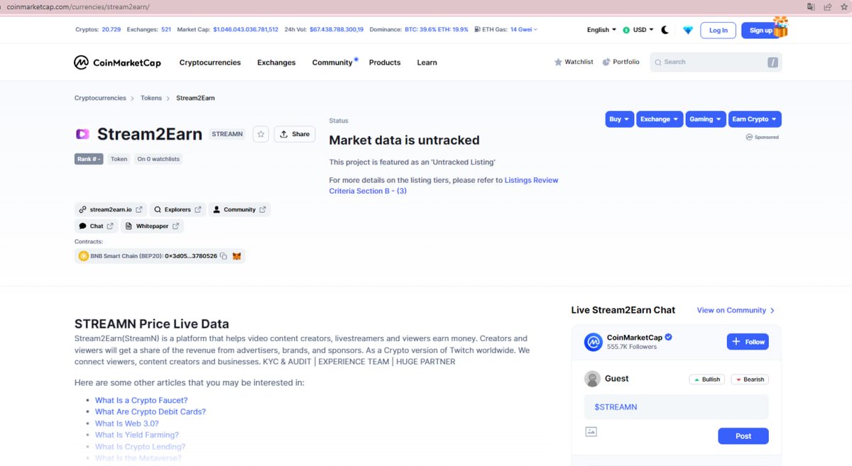 Stream2Earn tweet media