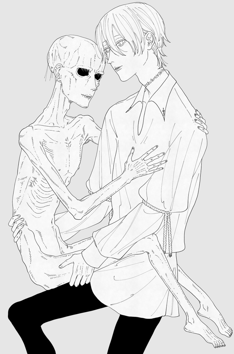 #多分私しかやってない
#8月の終わりにあなたの作品見せてください
ミイラ✖️BL・口腔癒着✖️BL
残暑に涼しくて静かな作品をどうぞ