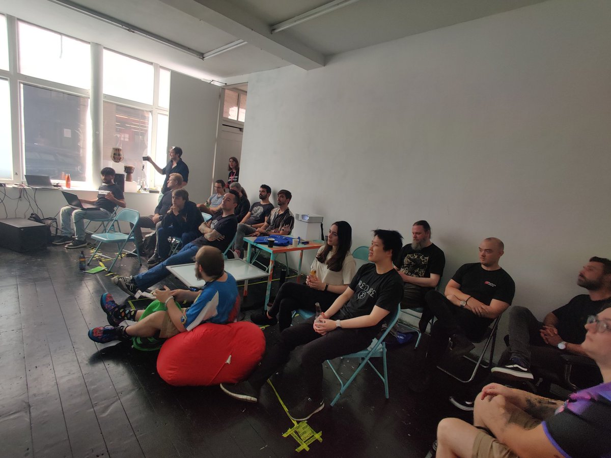 theSha1chemist's tweet photo. @rad9800 blowing the room away at #beacon2022 yesterday, with his "Malware Madness: EXCEPTION edition" talk #redteam  @RupturaInfoSec https://t.co/8Vf3VaSumH