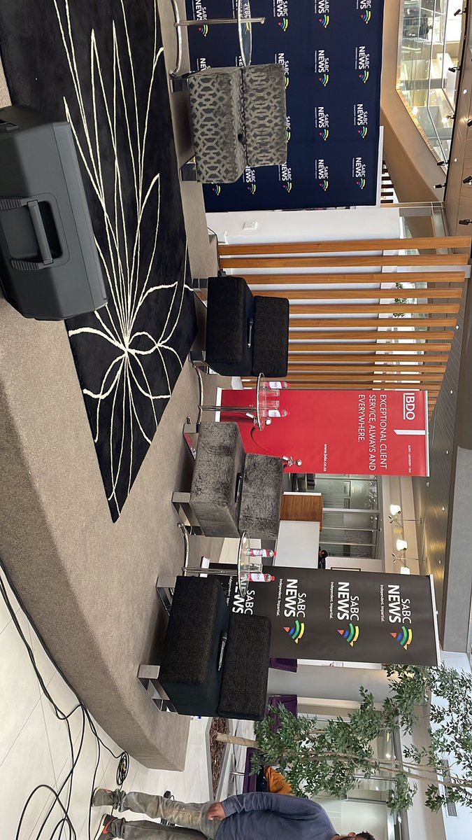 Restinguser_01's tweet photo. [IN PICTURES]

Stage for tonight’s #FullView special broadcast with @BDO_SA Women’s Day Dialogue happening tonight with @FrancisHerd from 18:00 - 19:00. 
#SABCNews #WomenInConversation https://t.co/z3U3XFoTpl