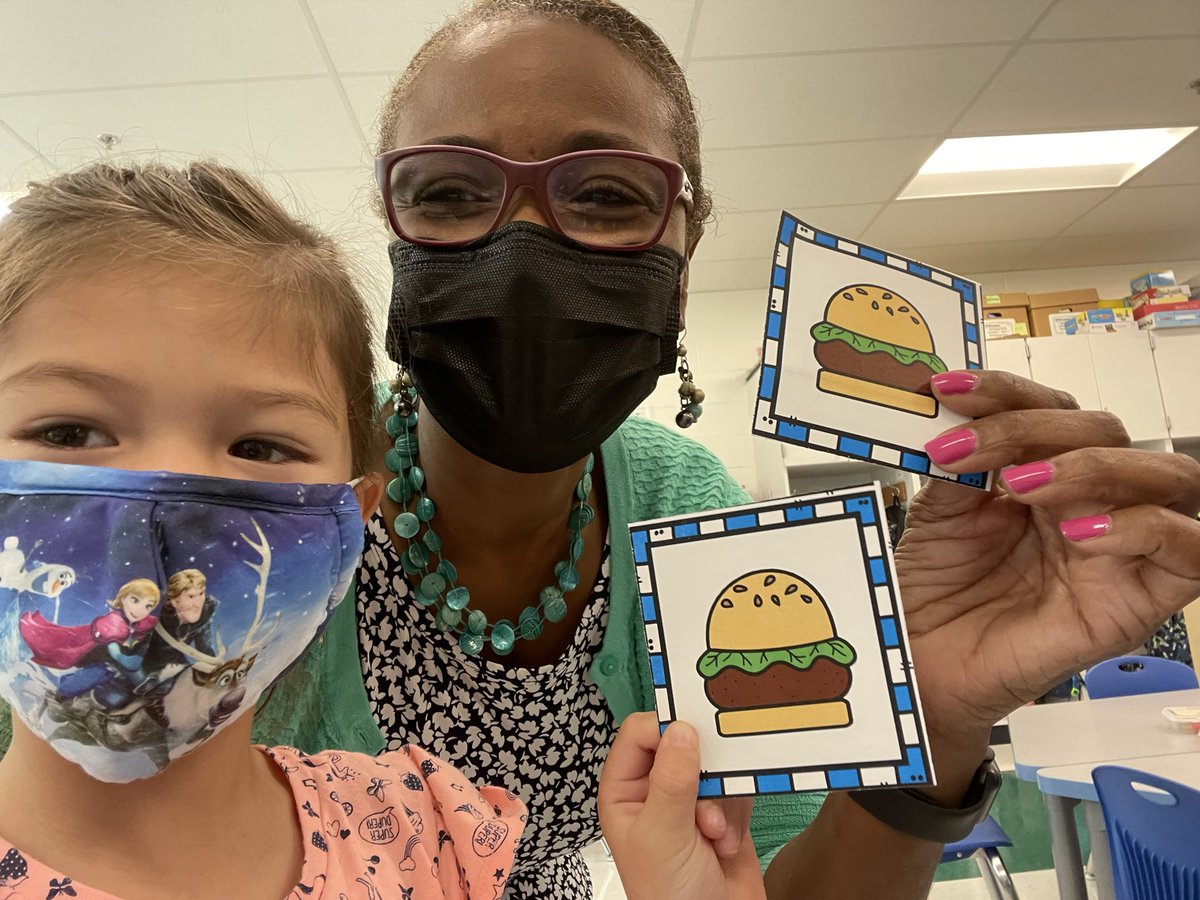 Morning meeting is going strong <a href="/silverbrookelem/">Silverbrook ES</a> in <a href="/Region4FCPS/">Region 4</a>. I found my match during the activity in Ms. Feil’s class.