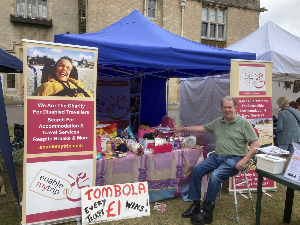 enablemytrip's tweet image. A successful fundraising tombola at Canford School's Summer fair last weekend, surrounded by fabulous grounds and stunning architeture. A big thank you to all our helpers and patrons!