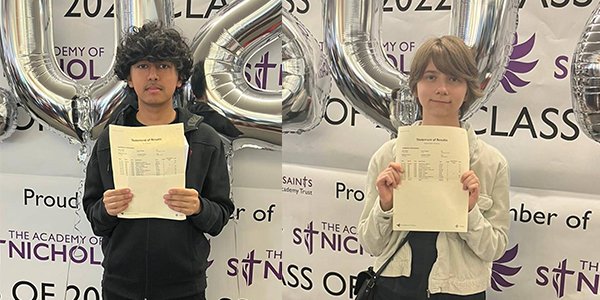 PicCatholic's tweet photo. There was plenty of celebrations at The Academy of St Nicholas, Garston, today as Year 11 students received the best ever GCSE results https://t.co/d9HWg2UI75 https://t.co/h2Kj5Q7Swz