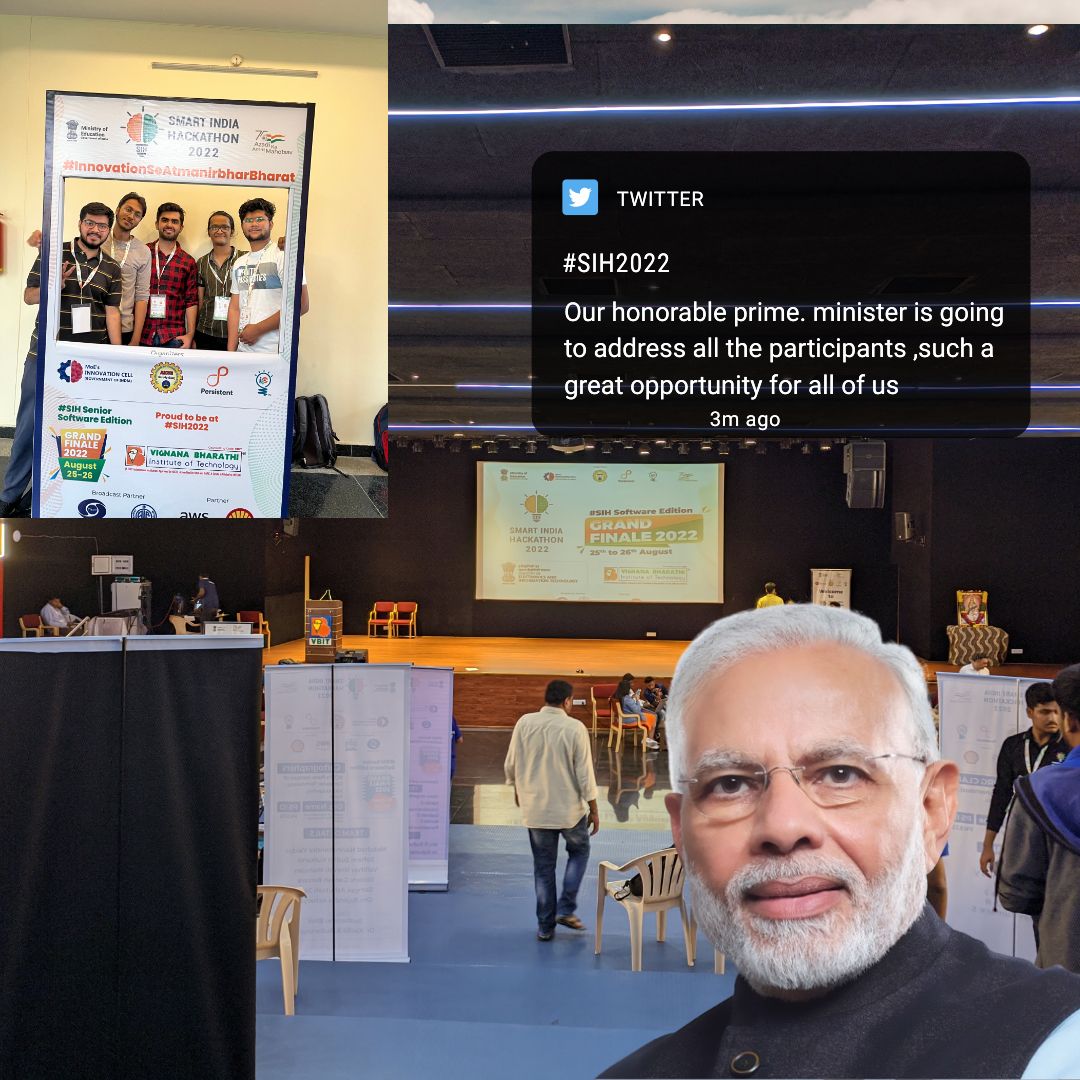 HarshDhariwal_'s tweet image. Honorable prime minister @PMOIndia is going to address us all at #SIH2022 😁.
Our team #scriptkiddies is all set to show incredible innovation in the field of document scanning.🥳🥳
#PM_ModiAtSIH #InnovationSeAtmanirbharBharat @narendramodi @EduMinOfIndia @PIBHRD