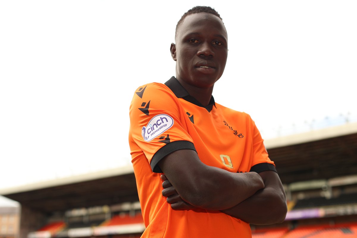 festoweb's tweet photo. Anaku Ada Sadat Happy,Officially joins Dundee utd on a two year deal taking jersey 20 and could be available for selection against Motherwell. Thank you @KCCAFC @OfficialFUFA @NCSUganda1 #MistersoccerFrancisGlasman @russell_pointon #GGFI @dundeeunitedfc https://t.co/Nzswu62c8p