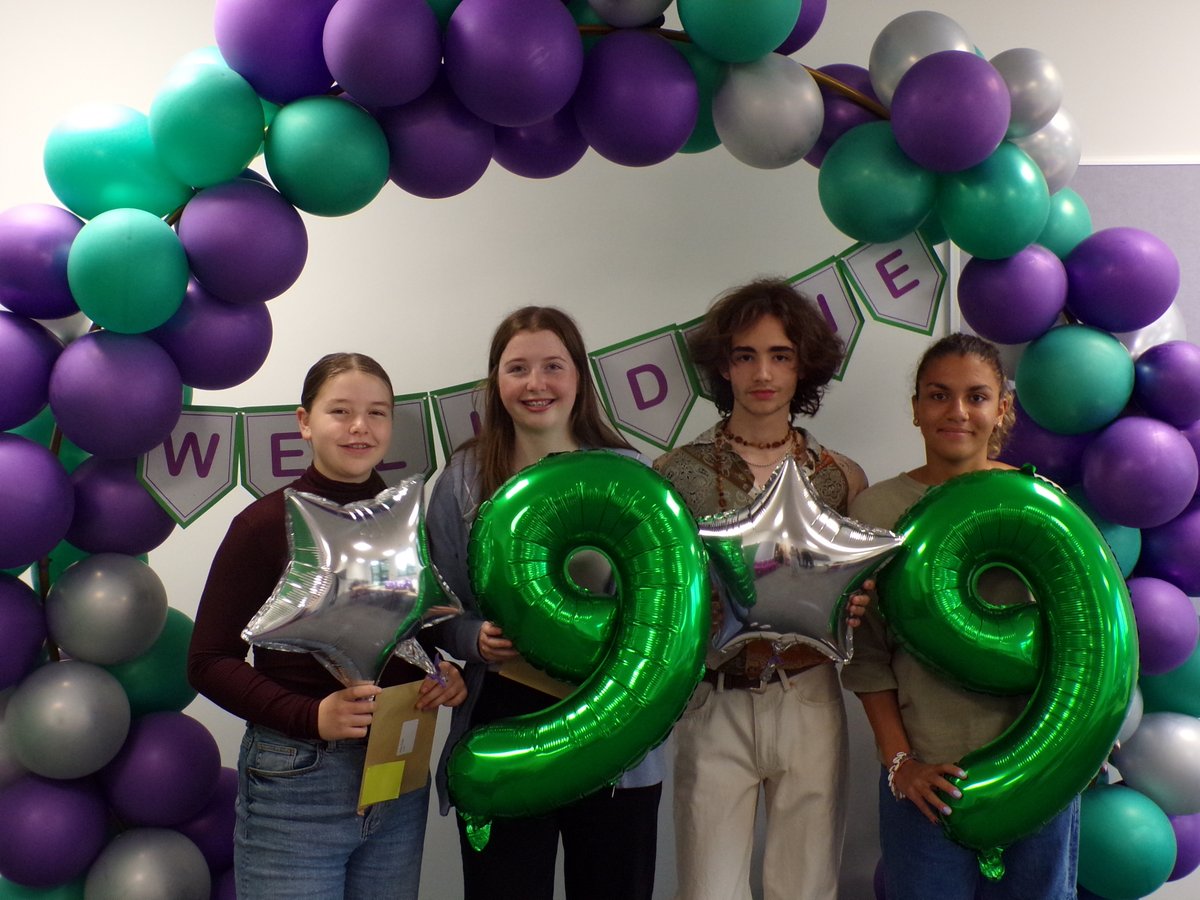 HorsforthSchool's tweet photo. Proud of you Year 11! Don't forget to accept/reject your sixth form place for September today (link sent to your parents/carers earlier today) #gcses2022 #gcseresultsday2022 https://t.co/glkodr3755