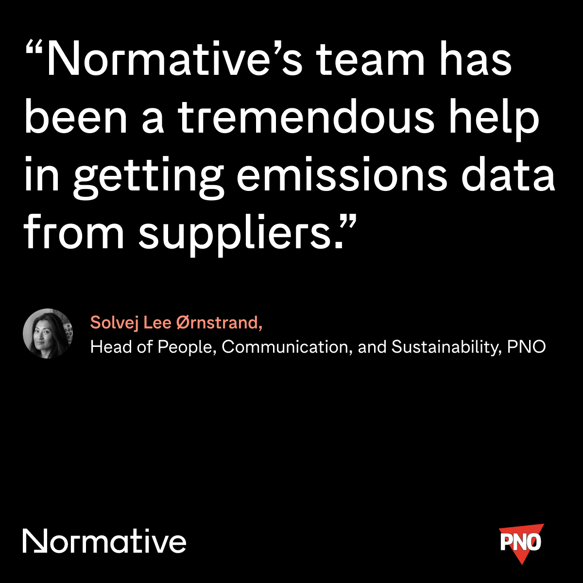 normativeio's tweet photo. Getting emissions data is easy with our accurate + comprehensive carbon accounting engine 😎
Read how we’re helping PNO on their #sustainability journey 👉 https://t.co/3Yigjhu0mX
#netzero #decarbonization #corporatesustainability #PathToNetZero #valuechain https://t.co/ajGPGsZVaJ