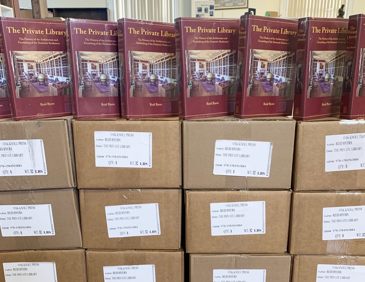 oakknollbooks's tweet photo. After several delays due to supply chain issues, the 3rd printing of "The Private Library" by Reid Byers is finally here!
Order your copy now: https://t.co/99z3rnR7kd
All pre-orders have now been shipped.
#oakknollbooks #oakknollpress #privatelibrary #libraries #architecture https://t.co/20lVQwL6BQ