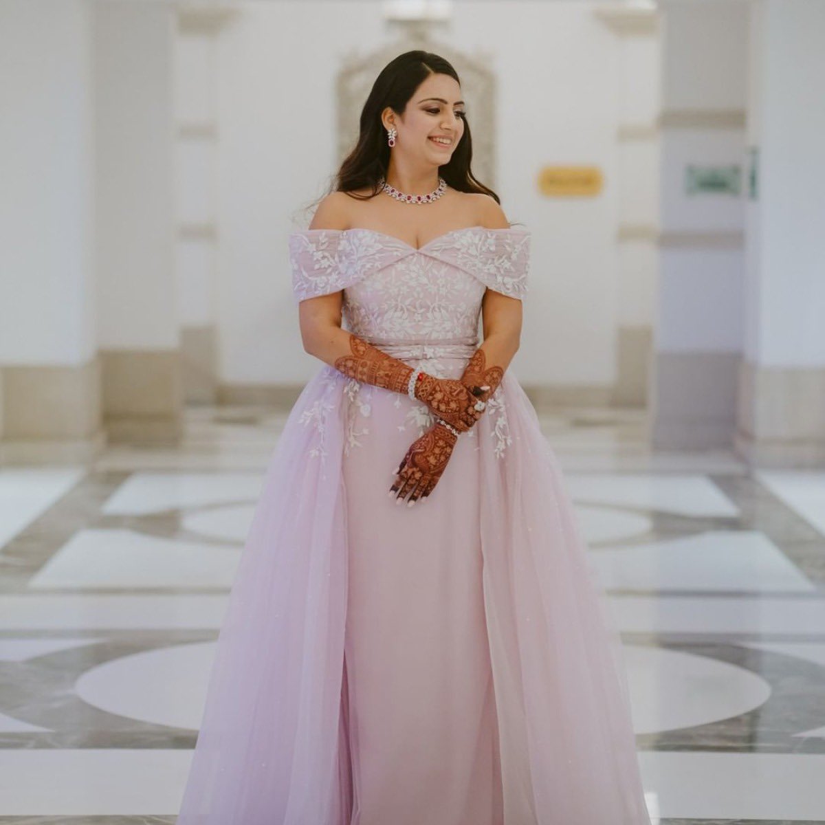 KarleoFashion's tweet photo. Get ready for a romantic walk down the aisle in this dreamy beaded A-line tulle dress featuring two types of lace appliques on the bodice, drop shoulder, and a beautiful open back. The plunging V-neckline completes the look with a hint of drama.

Love, 
Karleo https://t.co/N7LkX0geIS