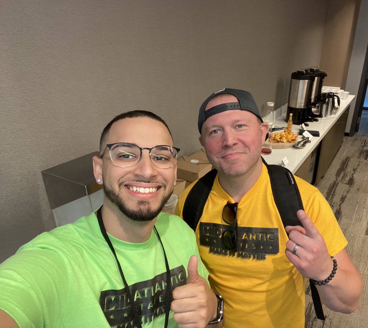 ELIAS_aTheGOAT's tweet photo. Had a Great experience at MAC with the BIG BOSS @nmvd1025! Lets keep killing it and finish this year doing GOAT things! #ATT #MACSummit #Leadership #MidAtlanticStates #MAS #MoveMAS #LifeatATT #GOATS https://t.co/Hru5ER7kIT