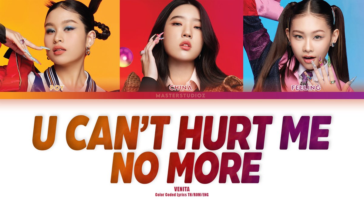 ZMasterstudio's tweet photo. [THAI/ROM/ENG] VENITA - U can't hurt me no more [LYRICS] 

https://t.co/KwCdiM1zrY

#TpopLyrics #MASTERSTUDIOZ https://t.co/kkNNJIJRO9