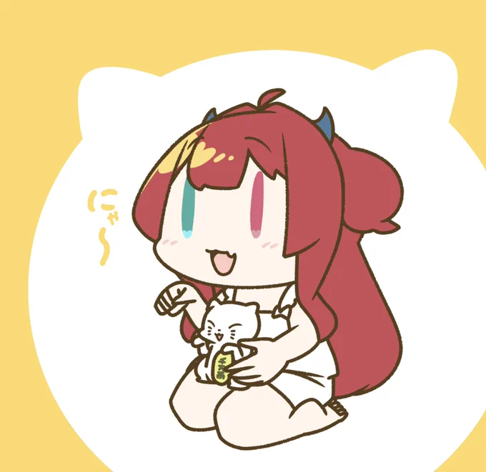 まねきロアちゃんロアちゃんまねきねこってる〜?まねきねこで招いてねこあつめ猫を招き集める効力があれば人生癒されハッピーだロアちゃんに寄る猫いっぱいあれ〜今日のご飯炒飯 #ロアート 