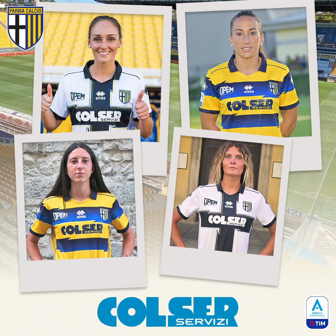 Colser da questa stagione è anche “Main Sponsor” con il proprio brand in primo piano sulla maglia di gioco indossata dalle calciatrici Crociate 🫶🏻👕

Il comunicato 📋➡️ bit.ly/3cgo8Od

#ForzaParma