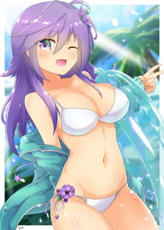 「24.3年前の水着アネモネだよ 」|キムキム🜸新刊メロブ委託中のイラスト