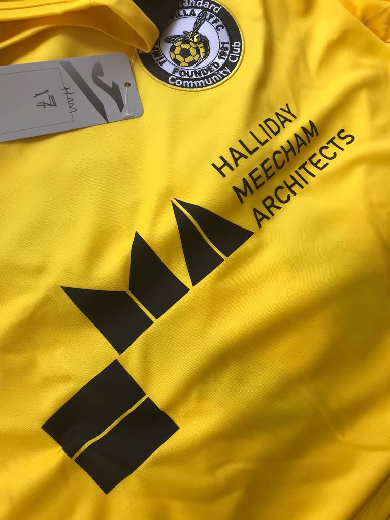 Halliday Meecham Architects are proud to be sponsors of Timperley Villa FC