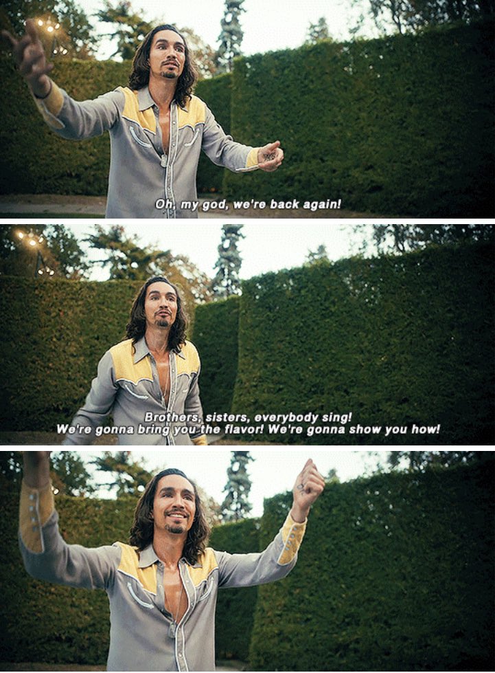 TheSheehab's tweet photo. Been waiting to post this since 22nd June.Number 4 announcing Season 4 of #TheUmbrellaAcademy Robert Sheehan as Klaus Hargreeves. This will be the fourth and final @UmbrellaAcad season. © Netflix https://t.co/ubmxY1ll70