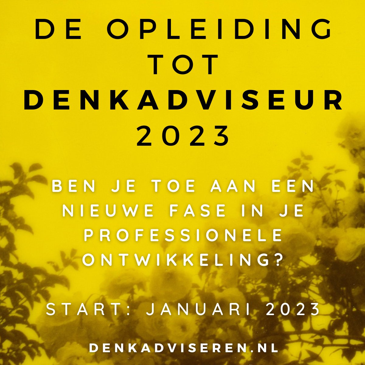 Ook #leren #denkadviseren? Doe dan de Opleiding tot Denkadviseur 2023. Meer info op onze website: DENKADVISEREN.NL Start in januari 2023. 10 dagen (5 blokken van 2 dagen).

#opleiding #adviseren #advies #adviseur #denkadvies #denkadviseren #denkadviseur #cursus #leergang