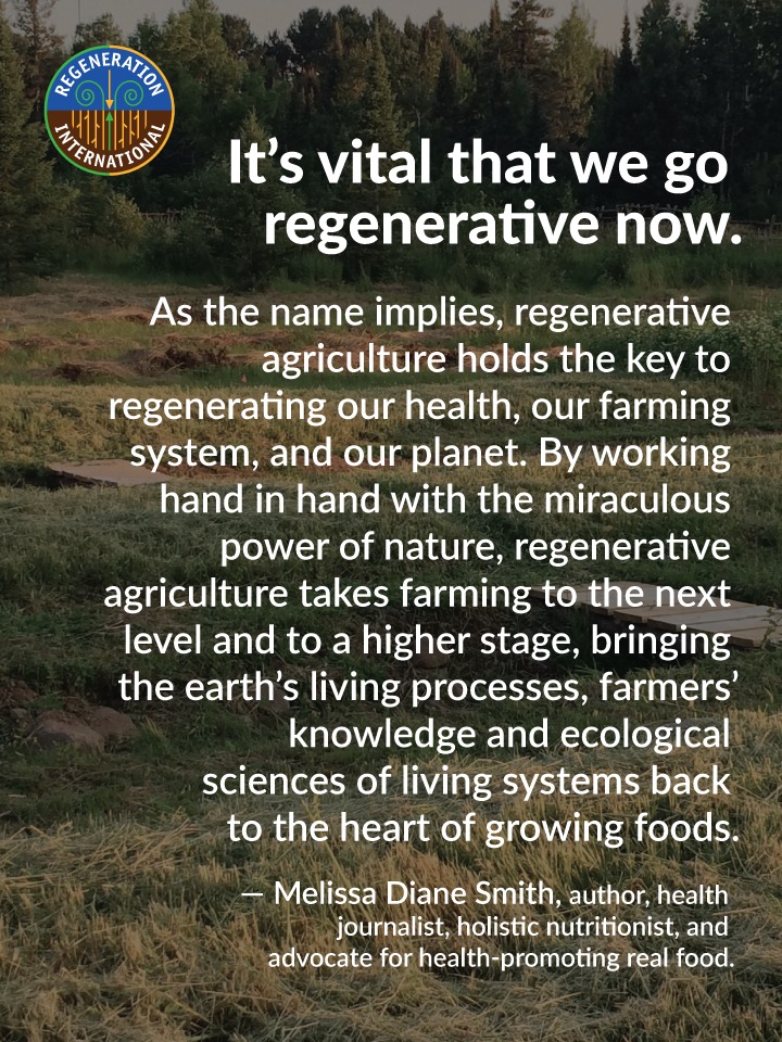 "Imagine turning the Earth into a Garden of Eden where all life flourishes in diversity for the well-being of all. This vision can become a reality by embracing, fostering, adopting and expanding regenerative agriculture..."

Learn more ➡️ orgcns.org/3ah3tIk
