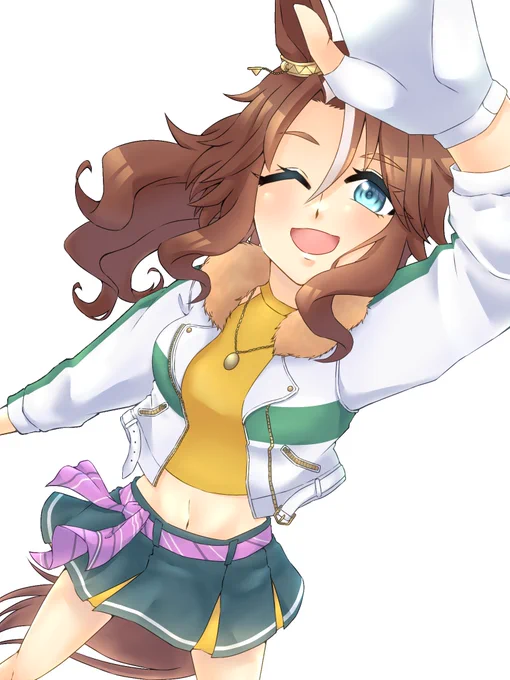㉒お気に入りイラストのせるこのパーマー気に入ってるんですよね色塗り上手くいった気がする! 