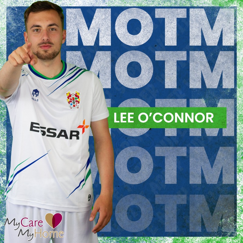 TranmereRovers's tweet photo. 🧱  You have voted Lee O'Connor as your @mycaremyhome Man of the Match from last night!

Could have been any of them 👏

#TRFC #SWA