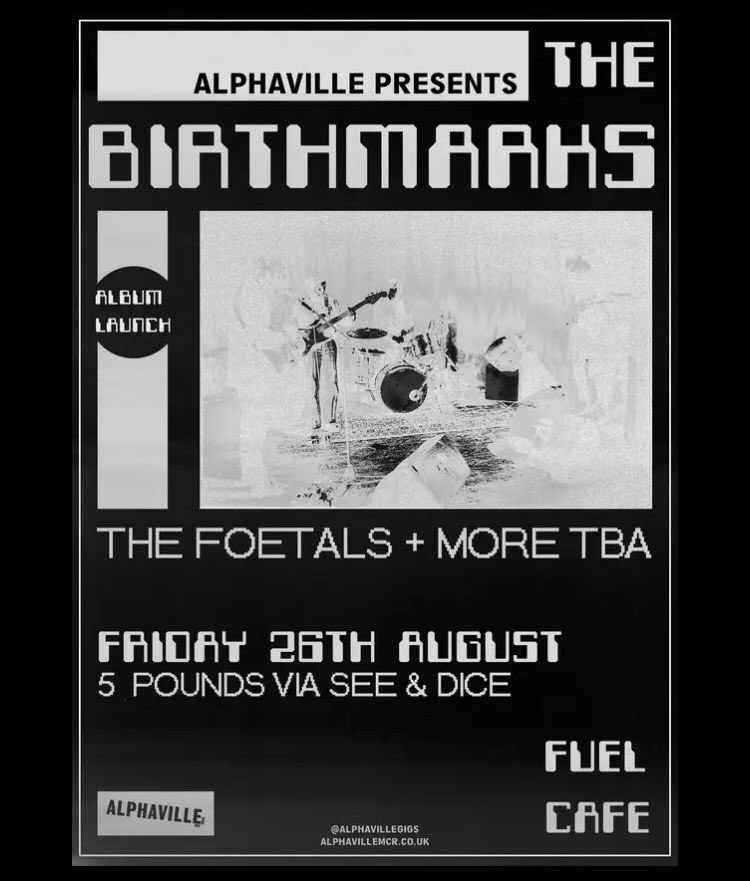 Tomorrow night <a href="/fuelcafebar/">Fuel Cafe Bar</a> 

Belated album launch for The Birthmarks ‘Slowly’ LP, with support from <a href="/thefoetals/">Jolan Lewis</a>

£6 adv. tickets; link.dice.fm/PKnRxjjxMsb
