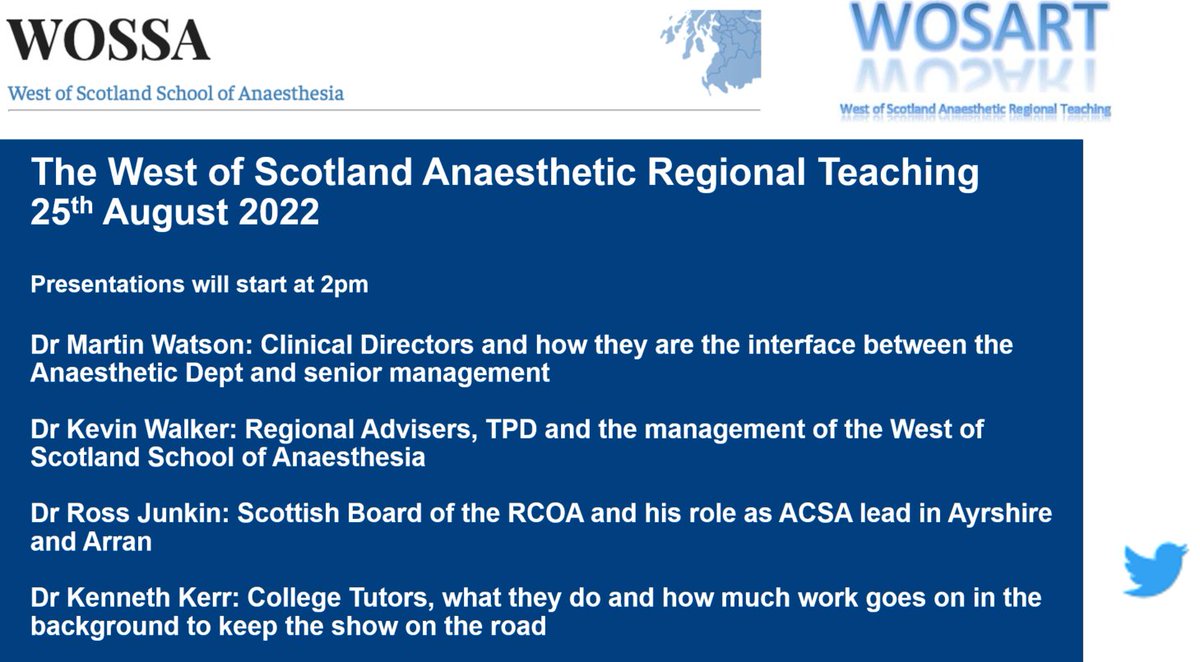 Pete Paisley (@paisleypete) on Twitter photo And we are back! Following the summer break, some excellent talks at stage 3 Anaesthetic Teaching from <a href="/NHSaaa/">NHS Ayrshire & Arran</a>!
💪😷
<a href="/NWosart/">WOSART - Stage 3 Teaching</a> <a href="/Gaswegians/">WoS Anaesthetic StRs</a> <a href="/GPeriop/">GPeriop</a> <a href="/qeuhanaesthesia/">QEUH Department of Anaesthesia, Glasgow, UK</a> <a href="/uhmtheatres/">UHM THEATRE&RECOVERY</a> <a href="/wearehairmyres/">University Hospital Hairmyres</a> And we are back! Following the summer break, some excellent talks at stage 3 Anaesthetic Teaching from <a href="/NHSaaa/">NHS Ayrshire & Arran</a>!
💪😷
<a href="/NWosart/">WOSART - Stage 3 Teaching</a> <a href="/Gaswegians/">WoS Anaesthetic StRs</a> <a href="/GPeriop/">GPeriop</a> <a href="/qeuhanaesthesia/">QEUH Department of Anaesthesia, Glasgow, UK</a> <a href="/uhmtheatres/">UHM THEATRE&RECOVERY</a> <a href="/wearehairmyres/">University Hospital Hairmyres</a>