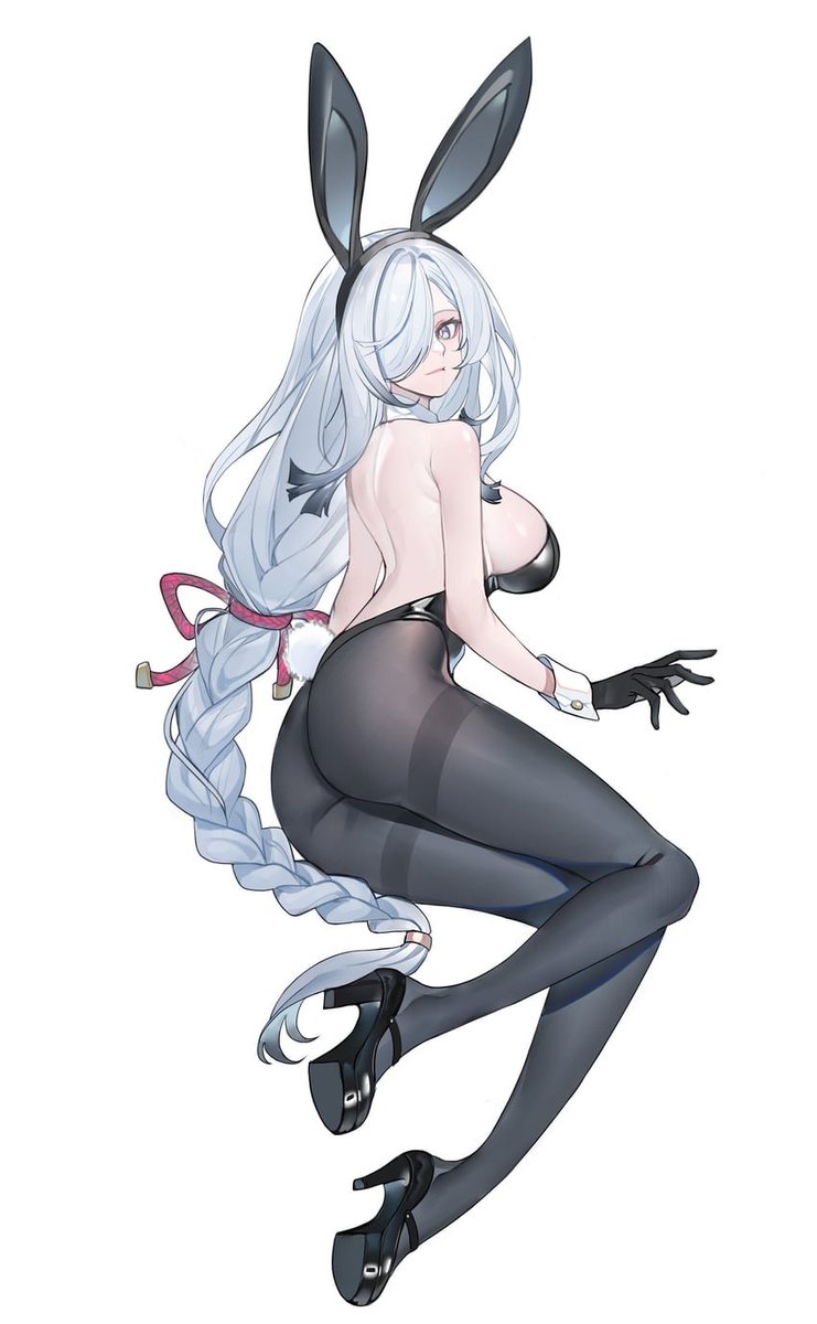 CHlLLINGSILENCE's tweet photo. — Oh? She's in a bunny suit? . .  
                           
       — Well . . At least she looks      
                                  nice in it ~ ✧                 
                  - #thighthursday  - https://t.co/Toh6gg1e94