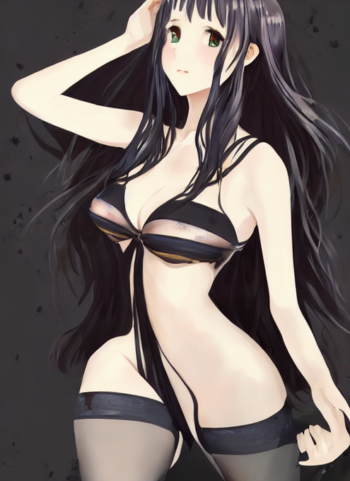 ここ数日で最もまともに顔と体が描けている画像ができました (1/5) 