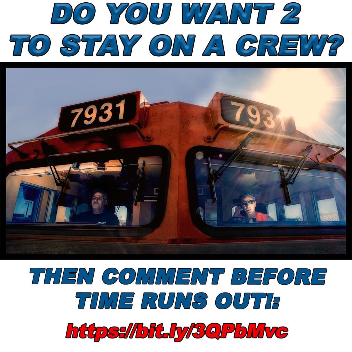 BLET766's tweet photo. The submission window for comments to @USDOTFRA about the #Ruleof2 closes on Sept. 26. Have you submitted yours?

https://t.co/ZziVQlUYXE #railsafety https://t.co/fpWApr19kb