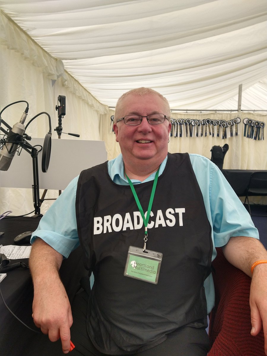 al_perth's tweet photo. It's a hard life this broadcasting lark, covering @BCIHT #blair2022 #blairhorsetrials #britisheventing https://t.co/C3pkIc7LzZ