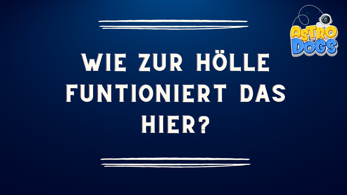 The_AstroDogs's tweet photo. Ich brauch eure #Hilfe. Nachdem Twitter für uns ja alle noch Neuland ist, habe ich keine Ahnung was ich hier eigentlich mache. Irgendwie müssen die Leute ja bei mir auf #Twitch landen. https://t.co/AfkWypnqnB