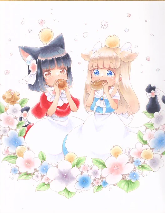 新しくBOOTH置く予定なのはこの額装イラストです展示会の時と同じ価格で土曜日22時にBOOTH置きますご縁がありますようにもう1つ悩んだのあるけど、額がめちゃくちゃ重いから…どうしようかな 