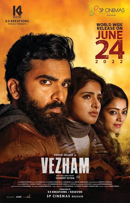 CinemaRare (@cinemararein) on Twitter photo Tamil film #Vezham (2022) by <a href="/sandeepshyam87/">Director Sandeep Shyam</a>, ft. @ashokselvan <a href="/jananihere/">Janani</a> @ishmenon @ajaiactor #PLThenappan & <a href="/Mohanagashe3/">Mohan_Agashe</a>, now streaming on <a href="/PrimeVideoIN/">prime video IN</a>.
<a href="/ShakthiArvind/">shakthiarvind</a> <a href="/pradeep_1123/">Pradeep Kumar//swamiji.eth</a> #K4Kreations <a href="/thespcinemas/">SP CINEMAS (PRODCO PVT LTD)</a> Tamil film #Vezham (2022) by <a href="/sandeepshyam87/">Director Sandeep Shyam</a>, ft. @ashokselvan <a href="/jananihere/">Janani</a> @ishmenon @ajaiactor #PLThenappan & <a href="/Mohanagashe3/">Mohan_Agashe</a>, now streaming on <a href="/PrimeVideoIN/">prime video IN</a>.
<a href="/ShakthiArvind/">shakthiarvind</a> <a href="/pradeep_1123/">Pradeep Kumar//swamiji.eth</a> #K4Kreations <a href="/thespcinemas/">SP CINEMAS (PRODCO PVT LTD)</a>