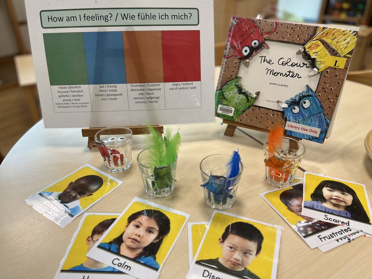 agisaa's tweet photo. Starting our inquiry into Who We Are. Meaningful integration of emotional regulation. “It is ok to feel angry. I know I can do belly breathing and calm myself.’ The colour monster is a great book to start conversations. #gesslearns #gesspreschool https://t.co/p6VtMoHGEg