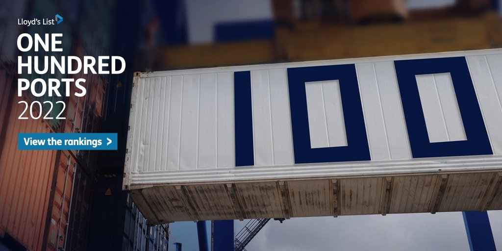 Divya_LL's tweet image. View the One Hundred Ports 2022 rankings here - …list.maritimeintelligence.informa.com/one-hundred-co…